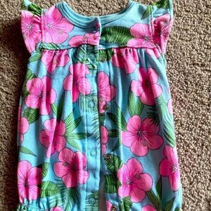COPY - Carter’s baby girl Hawai summer snap up romper 3mo